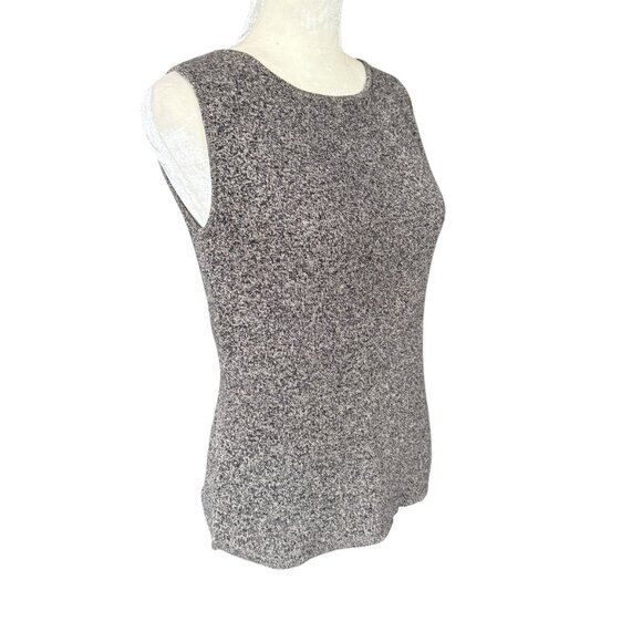 Chico's Design sleeveless heathered knit tank top sweater women's size 0 - Picture 2 of 7